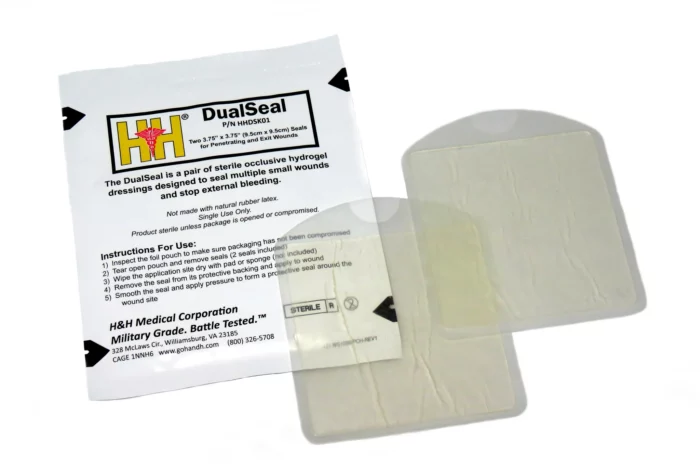 DualSeal (Two 3.75" x 3.75" Chest Seals)
