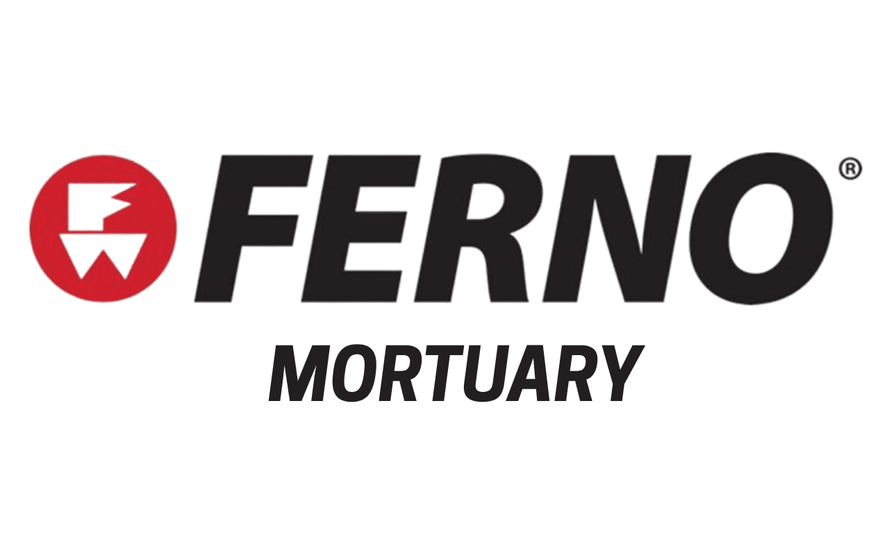 FERNO MORTUARY logo with a red circular emblem on the left.